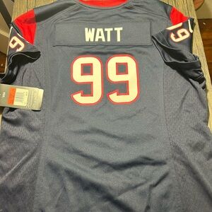 Nike HOUSTON TEXANS JJ WATT Wonen’s JERSEY Sz LARGE New w tags